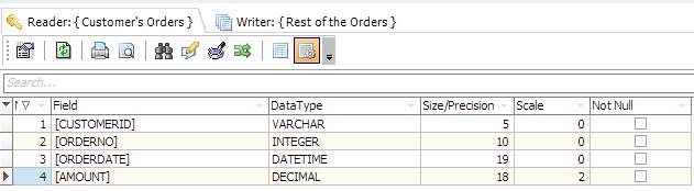 Data Definition View