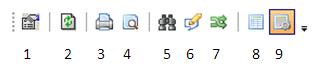 Data Definition View Toolbar