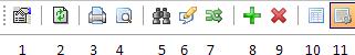 Data Definition View Toolbar