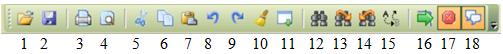 SQL Editor Toolbar