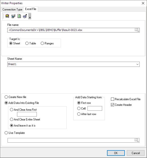 Generate Excel Files - Sheet