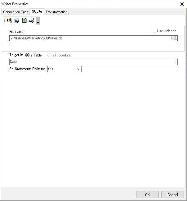 SQLIte Writer