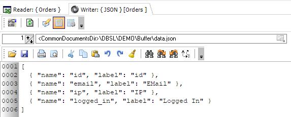 Target Is JSON file