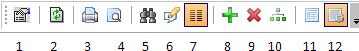 Data Definition View Toolbar