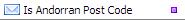 Is Andorran Post Code Validation Function