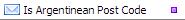 Is Argentinian Post Code Validation Function