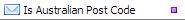 Is Australian Post Code Validation Function
