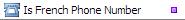 Is French Phone Number Validation Function