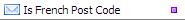 Is French Post Code Validation Function