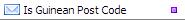 Is Guinean Post Code Validation Function