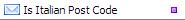 Is Italian Post Code Validation Function