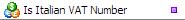 Is Italian VAT Number Validation Function