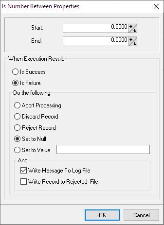 Is Number Between Validation Function Properties