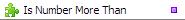Is Number More Than Validation Function