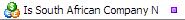Is South African Company Number Validation Function