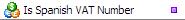 Is Spanish VAT Number Validation Function