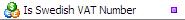 Is Swedish VAT Number Validation Function