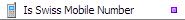 Is Swiss Mobile Number Validation Function