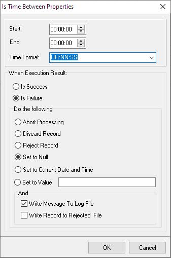 Is Time Less Than Validation Function Properties