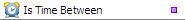 Is Time Between Validation Function