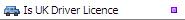 Is UK Driver License Validation Function