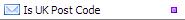 Is UK Post Code Validation Function