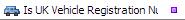 Is UK Vehicle Registration Number Validation Function