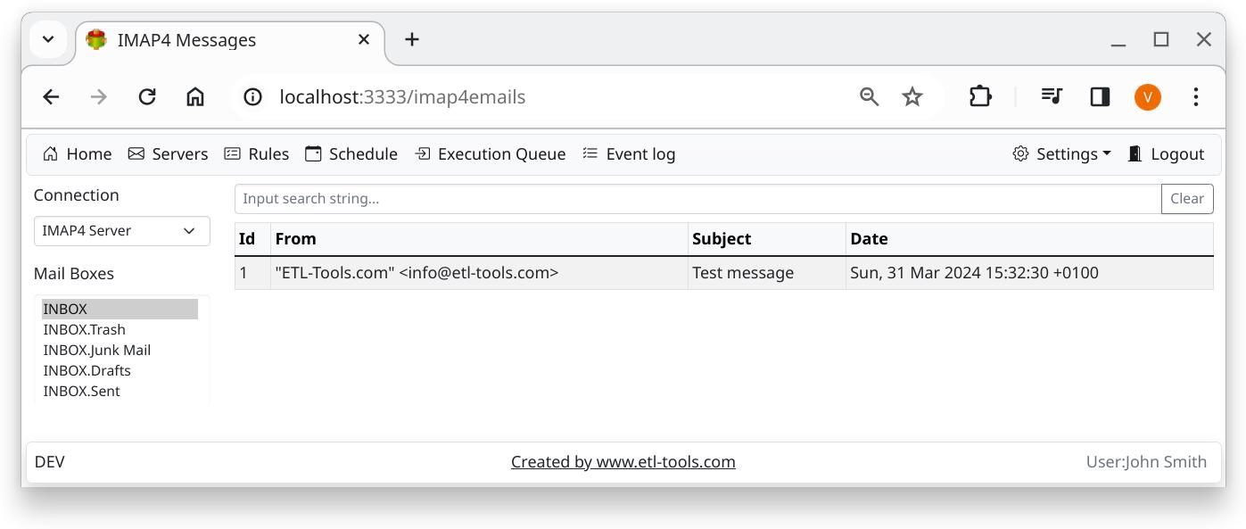 Email Message Viewer