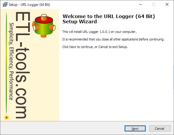 Setup wizard