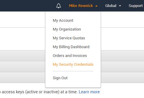 Connecting to Amazon S3 Storage