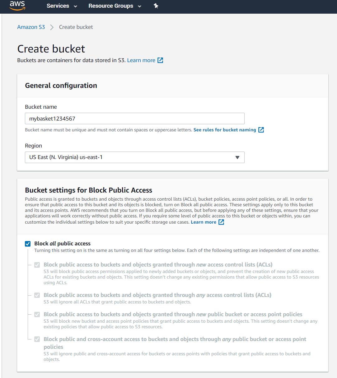 Amazon S3 Bucket