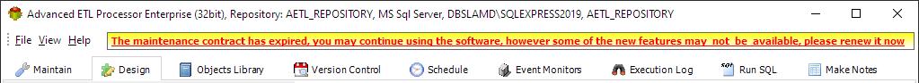 Expiration Message