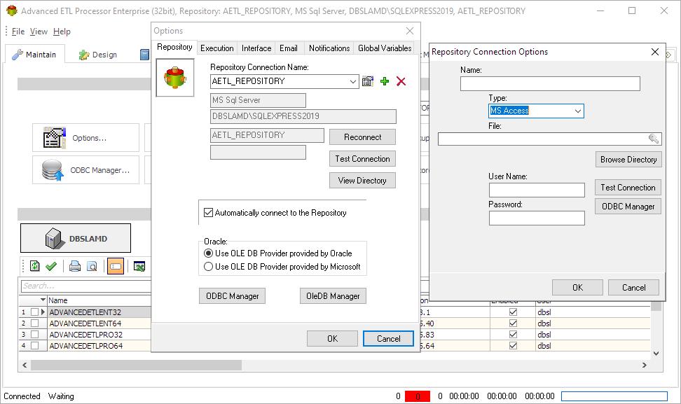 Repository Connection
