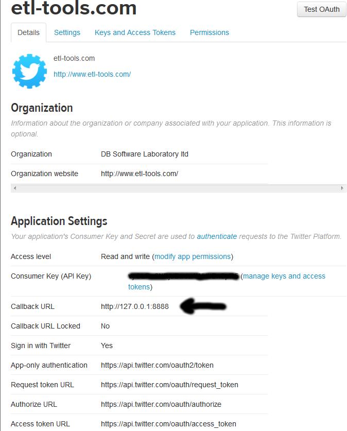 Twitter (X) settings