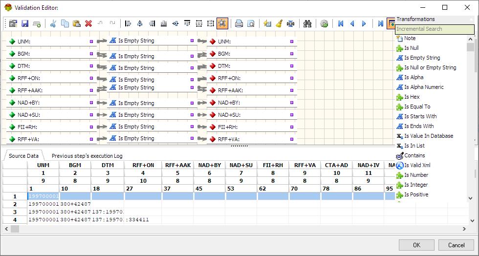 Remove empty values